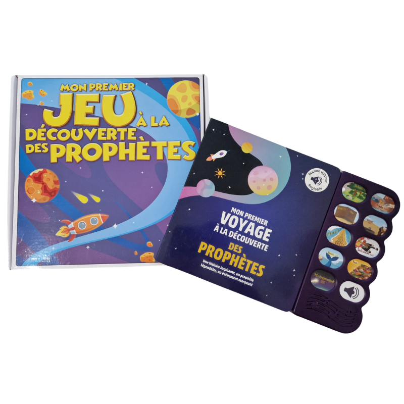 Pack livre audio + jeu de société à la découverte des prophètes (+ puzzle offert ! )