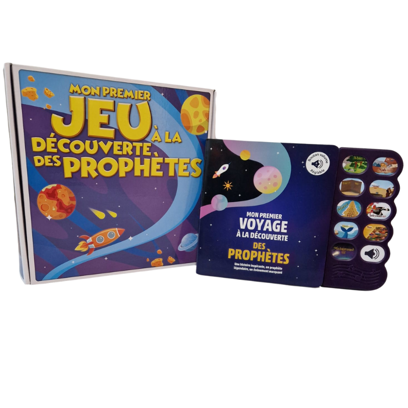 Pack livre audio + jeu de société à la découverte des prophètes (+ puzzle offert ! )